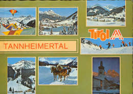 Osterreich - Postcard Circulated In 1981- Tannheimertal - Multiviews - 2/scans - Tannheim