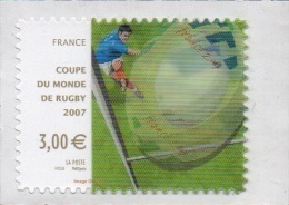 France Autoadhésif ** N°  128 Ou 4080 - Coupe Du Monde De RUGBY 2007 - Ballon - Unused Stamps