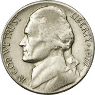 Monnaie, États-Unis, Jefferson Nickel, 5 Cents, 1957, U.S. Mint, Philadelphie - 1938-…: Jefferson