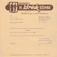 Allemagne Lettre Illustrée 30/5/1960 H BRÜCK SÖHNE Bekleidungs Und Modehaus SULZBACH Saar - 1950 - ...