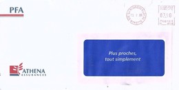 Mayotte 1999 Mamoudzou Kaweni Meter SECAP NL41543 EMA Cover - Lettres & Documents