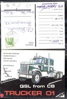 Delcampe - 93674,QSL CB Karte Rastede Trucker 01 LKW Truck - Sonstige & Ohne Zuordnung