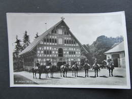 AK ST. JOHANN B. Reutlingen 1938 Pferde Gestütshof  ///  D*37068 - Reutlingen