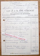 Emailleurs, Nickeleurs, Chromeurs, J & A. De Groof, Begijnenstraat, Antwerpen 1937 - 1900 – 1949