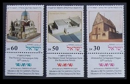 1987	Israel	1070-1072	Synagogues In The Diaspora		4,00 € - Usati (con Tab)