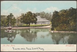 In Peel Park, Bradford, Yorkshire, 1905 - Blum & Degen Postcard - Bradford