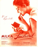 PUB CHOCOLATS " MILKA " De  " SUCHARD "   1930 ( 1 ) - Chocolat