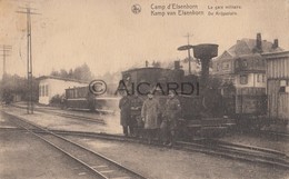 Postkaart/Carte Postale Camp Elsenborn La Gare Militare - De Krijgsstatie - Tram - Tramspoor  (C200) - Elsenborn (camp)