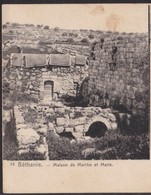 BETHANIE - Maison De Marthe Et Marie - Israel Palestine Postcard - Palestine