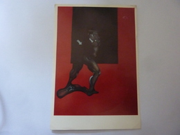 Cartolina  Viaggiata "FRANCIS BACON Incisioni VERNISSAGE Edizioni D'Arte Delfini Roma 1992" - Einweihungen