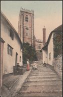 Church Steps, Minehead, Somerset, 1907 - Frith's Postcard - Minehead