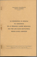 LA GEOGRAPHIE DU BOUCAU AU LENDEMAIN DE LA PREMIERE GUERRE MONDIALE Par Marie Louise LAMAISON - Baskenland