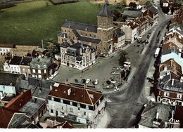 BATTICE-VUE AERIENNE-baraque Frite Sur La Place - Herve