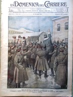 La Domenica Del Corriere 8 Aprile 1917 WW1 Ritirata Dei Tedeschi Peronne Russia - War 1914-18