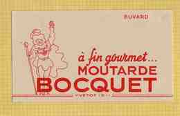 BUVARD :A Fin Gourmet  Moutarde BOCQUET Yvetot - Senf