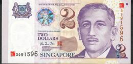 SINGAPORE P45 2 DOLLARS 2000  AU-UNC. - Singapur