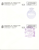 1982-83- FRANQUICIA POSTAL SUBSECRETARÍA DE PESCA MADRID- - Franchise Postale
