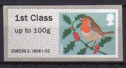 GB Post & Go Faststamps 2010 Birds Of Britain Single 1st Class - Post & Go (automaten)