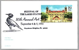 16th Annual Art Show - Festival Of The Lakes Station. Ave - Bird. Keystone Heights FL 1993 - Mechanical Postmarks (Advertisement)