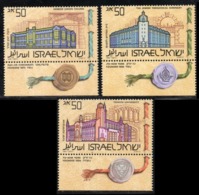 1986	Israel	1033-1035	Ameripex 86" (World Stamp Exhibition)	4,20 € - Unused Stamps (with Tabs)