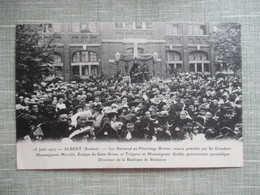 Delcampe - CPA 80 ALBERT JUIN 1907 LES KERNEVEL AU PELERINAGE BRETON FOULE - Albert