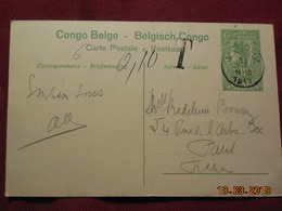 Entier Postal Du Congo Belge De 1913 - Brieven En Documenten