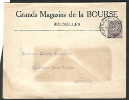 Perfin Perfo " B " Grand Magasins De La Bourse Brussel Bruxelles - 1909-34