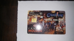 Canada-(b30023)-molson Centre-(18)-(10$)-tirage-40.000-used Card+1card Prepiad Free - Kanada