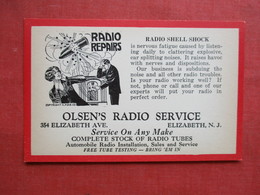 Olsen's Radio Service   > Elizabeth    NJ-----  Ref 3224 - Elizabeth