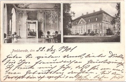 PREBBEREDE Landkreis Rostock Schloss Autograf Graf Von Bassewitz Gelaufen 22.12.1901 - Teterow