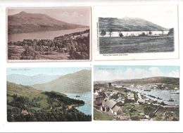 *********  FOUR OLD POSTCARDS OF TARBET LOCH LOMOND DUNBARTONSHIRE SCOTLAND - Dunbartonshire