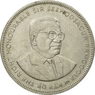 Monnaie, Mauritius, 5 Rupees, 1987, TTB, Copper-nickel, KM:56 - Mauritius
