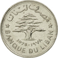 Monnaie, Lebanon, 50 Piastres, 1978, TTB+, Nickel, KM:28.1 - Liban