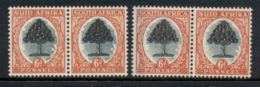South Africa 1933-54 Orange Tree 2 Shades Pr MLH - Unused Stamps