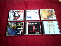 MADONNA  ° COLLECTION DE 6 CD ALBUMS - Vollständige Sammlungen