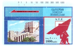 Syria Phonecards Used The S.T.E 1000 Units - Syria