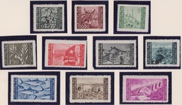 Occ. Jugoslava Isrtria E Litorale Sloveno 1946 -Fish Bridg Fruit Animal Farm 51/60 MNH - Yugoslavian Occ.: Slovenian Shore