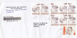 COVER LETTRE. SLOVENIA TO FRANCE   /   2 - Slowenien