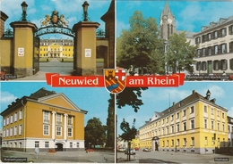 NEUWIED Am RHEIN - " 4 Ansichten Und Wappen " -  Verlag : Schöning Aus Lübeck  Nr 7 - Neuwied