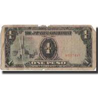 Billet, Philippines, 1 Peso, Undated (1942), KM:106a, B - Philippines