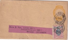 BRESIL      ENTIER POSTAL/GANZSACHE/POSTAL STATIONERY BANDE JLOURNAL DE SAO PAULO POUR ALTONA - Entiers Postaux