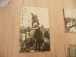 Carte Photo 60 Oise Troissereux 1912 Militaires Monument Aux Morts Guerre 1870 - Autres & Non Classés