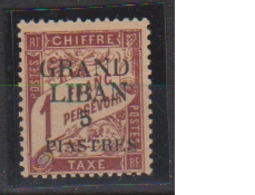 GRAND LIBAN        N°  YVERT  :   TAXE 5   NEUF AVEC  CHARNIERES      ( Ch  2/04  ) - Timbres-taxe