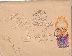 BRESIL 1902   ENTIER POSTAL/GANZSACHE/POSTAL STATIONERY BANDE JOURNAL DE TAQUARY POUR LEIPZIG - Postal Stationery