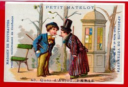 Paris, Au Petit Matelot, Jolie Chromo Lith. Alfred Clarey, Personnages, Kiosque - Sonstige & Ohne Zuordnung