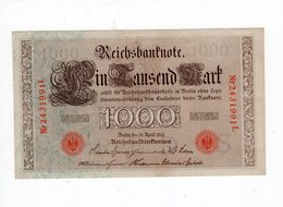 5 - Allemagne - 1000 Mark - 21.04.1910 - S - 1.000 Mark