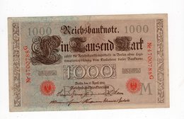 4 - Allemagne - 1000 Mark - 21.04.1910 - G - 1.000 Mark