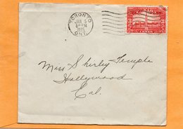 Canada 1935 Cover Mailed To Shirley Temple Famous Actress - Briefe U. Dokumente