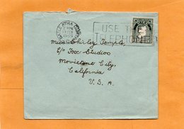 Ireland 1935 Cover Mailed To Shirley Temple Famous Actress - Briefe U. Dokumente