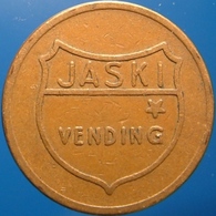 KB224-1 - JASKI VENDING - Hilversum. - Bz 20.0mm - Koffie Machine Penning - Coffee Machine Token - Professionals/Firms